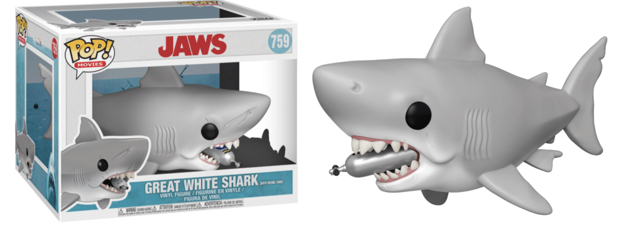 Funko Great White Shark With Diving Tank -  Movies