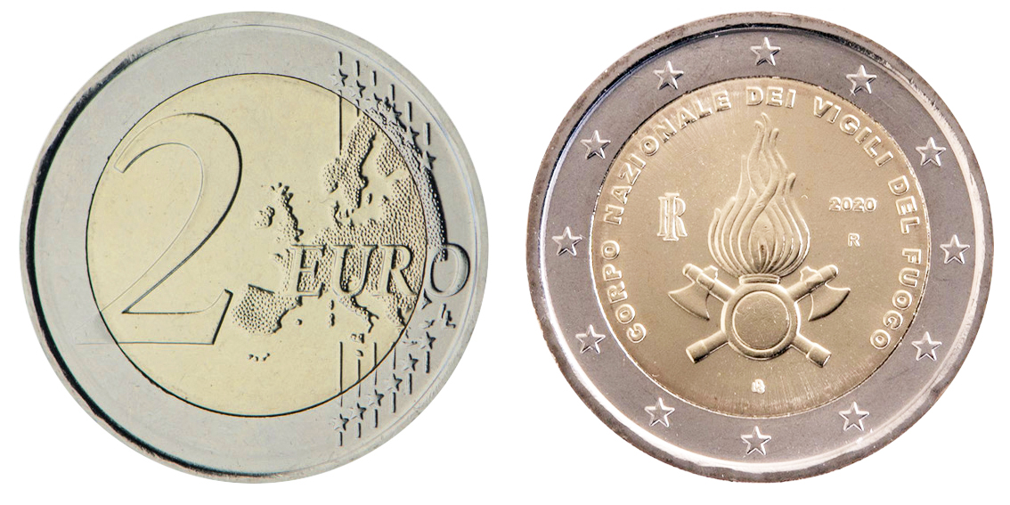 Moneta 2 Euro - Italia - 2020