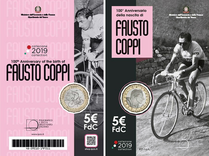 Moneta 5 Euro - Italia - 2019