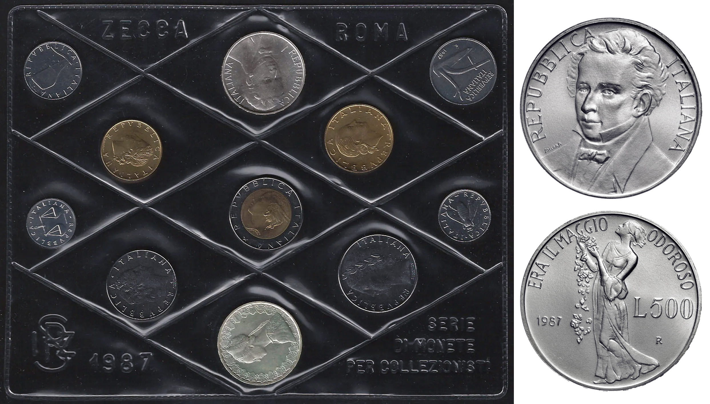 Moneta 500 Lire - Italia - 1987