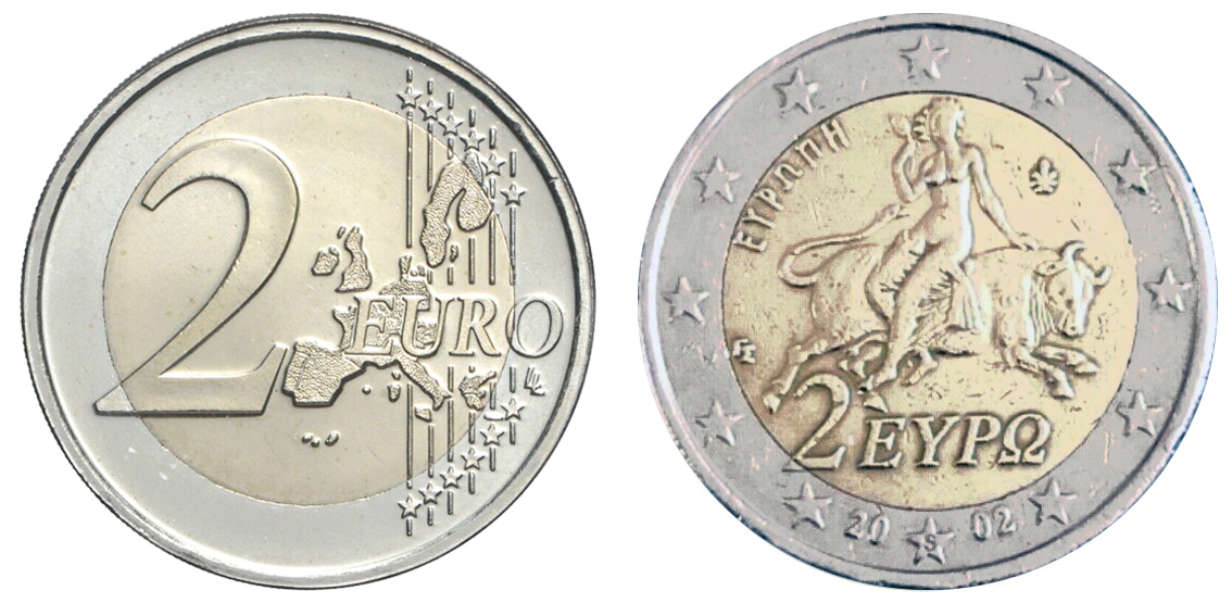 Moneta 2 Euro - Grecia - 2002