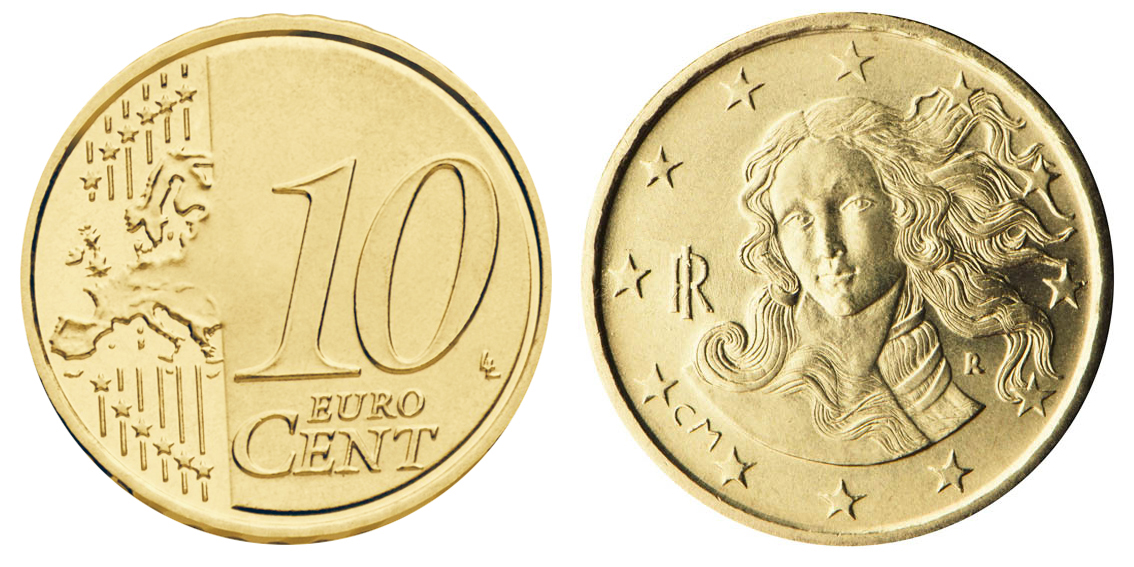 Moneta 10 Centesimi di Euro - Italia - 2023