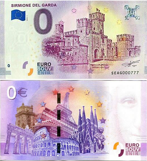 Banconota 0 Euro Sirmione del Garda -  Italia - 2018 