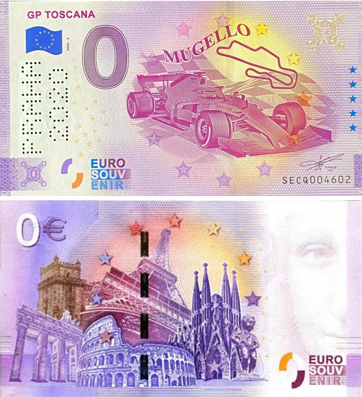 Banconota 0 Euro GP Toscana - Mugello (SPECIAL EDITION PRAHA 2020) -  Italia - 2020 