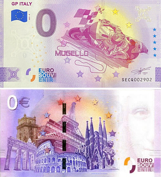 Banconota 0 Euro GP Italy - Mugello -  Italia - 2021 