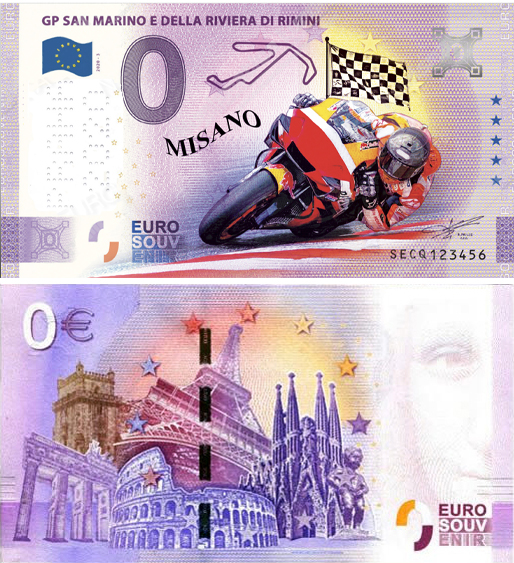 Banconota 0 Euro GP San Marino e della Riviera di Rimini - Misano (SPECIAL EDITION PRAHA - COLORATA) -  Italia - 2020 