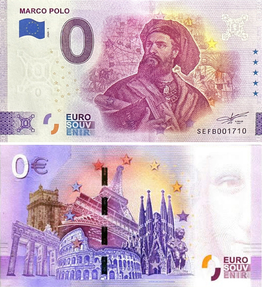 Banconota 0 Euro Marco Polo -  Italia - 2024 
