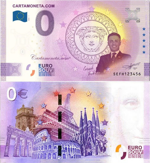 Banconota 0 Euro Cartamoneta.com -  Italia - 2024 