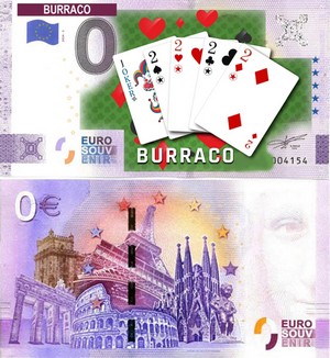 Banconota 0 Euro Burraco -  Italia - 2025 