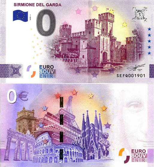Banconota 0 Euro Sirmione del Garda -  Italia - 2026 