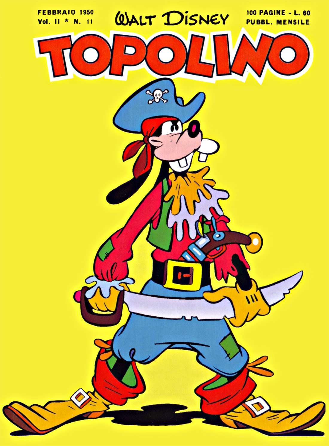 Fumetto Topolino -  1950