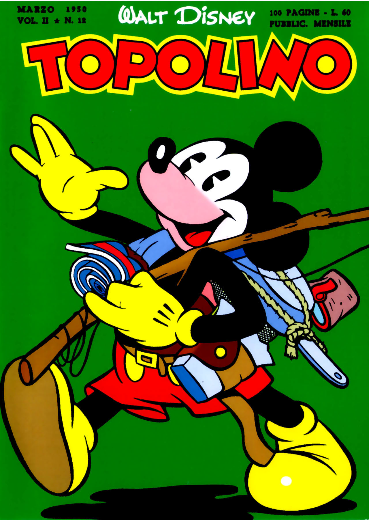 Fumetto Topolino -  1950