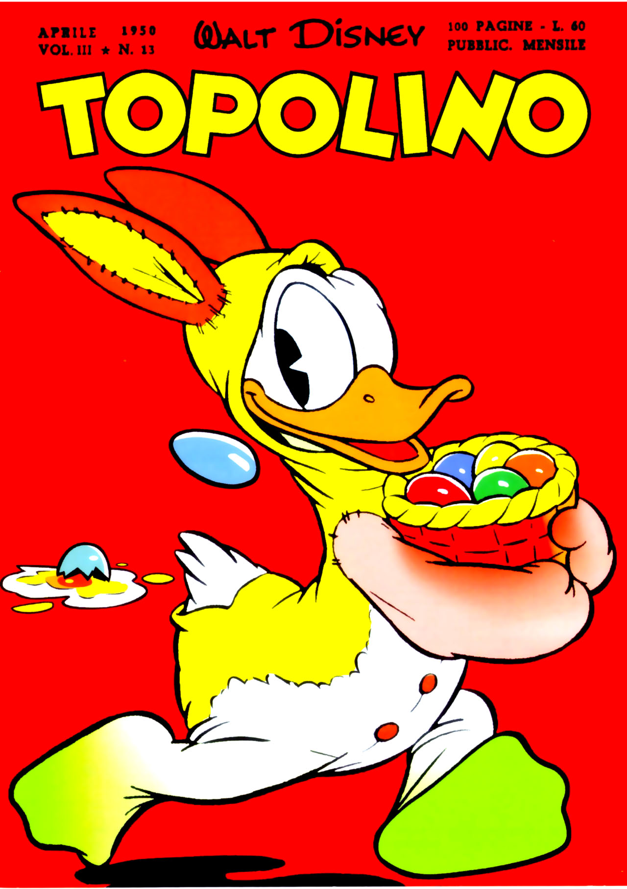 Fumetto Topolino -  1950