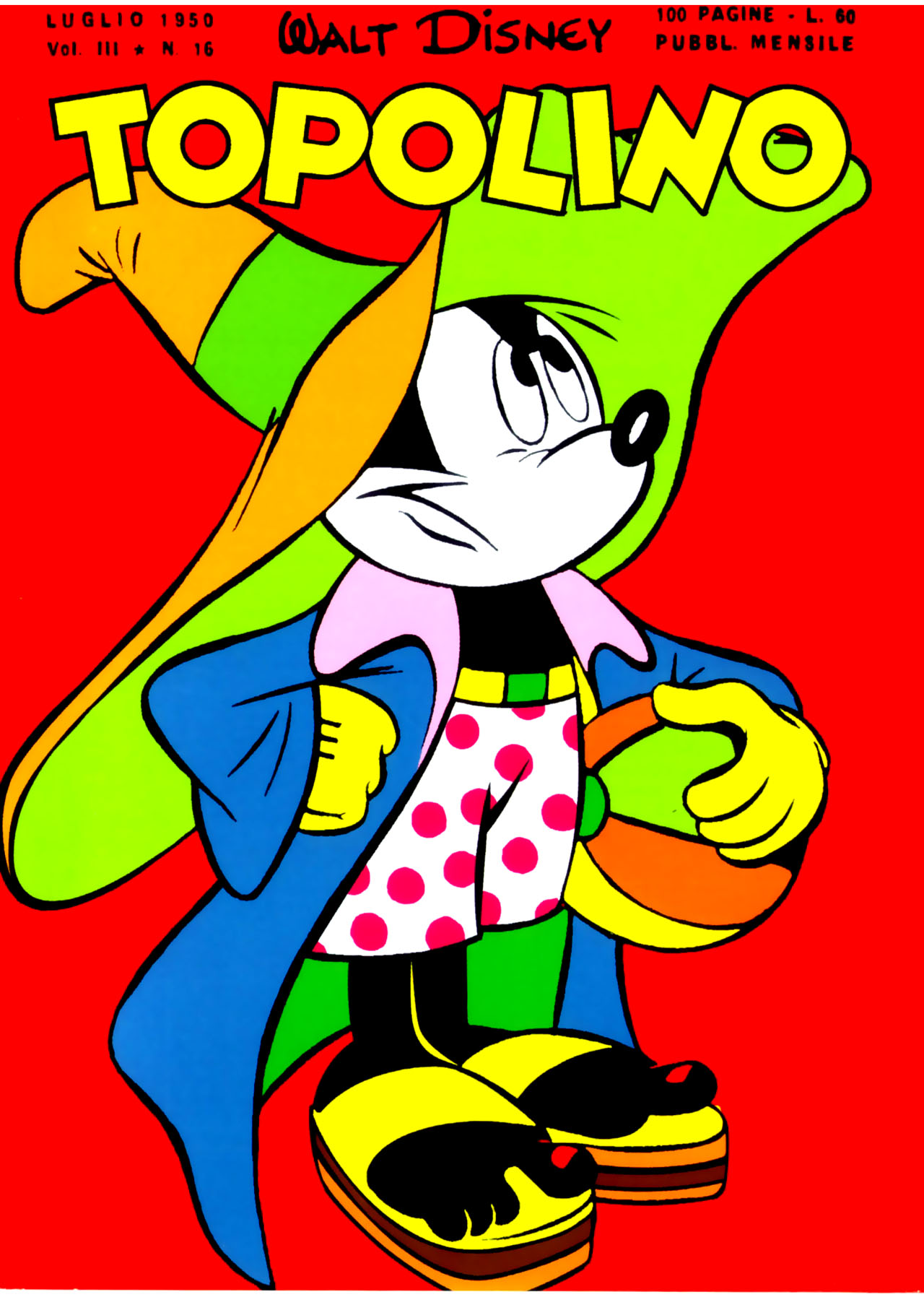 Fumetto Topolino -  1950