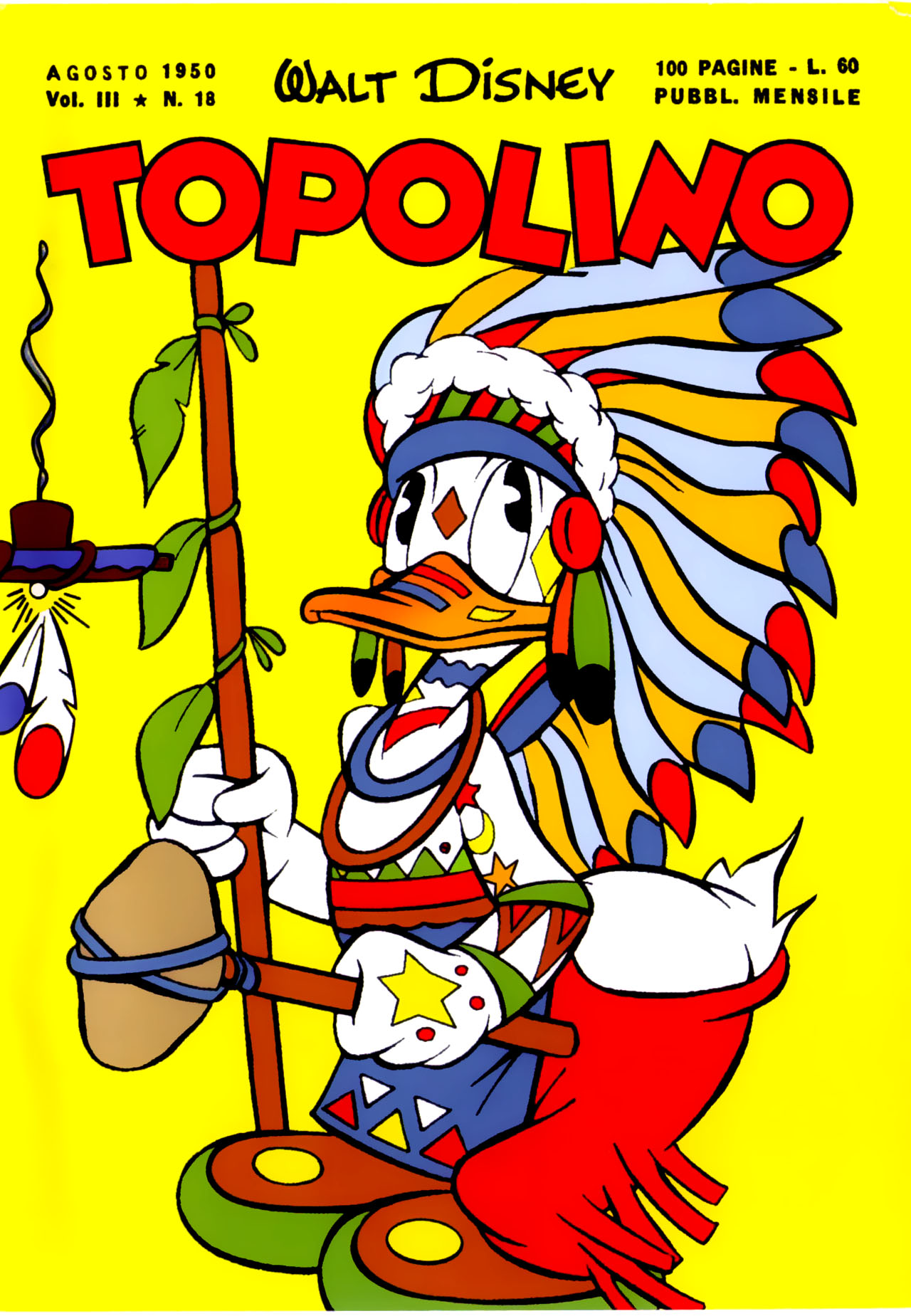 Fumetto Topolino -  1950