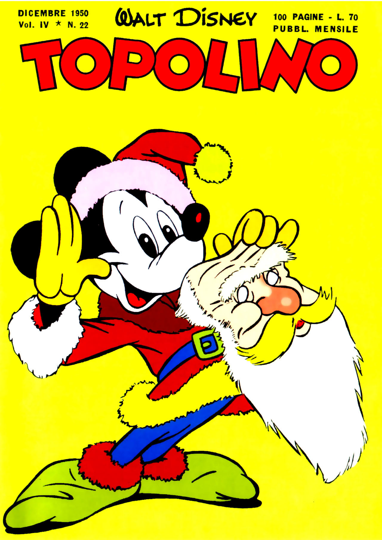 Fumetto Topolino -  1950
