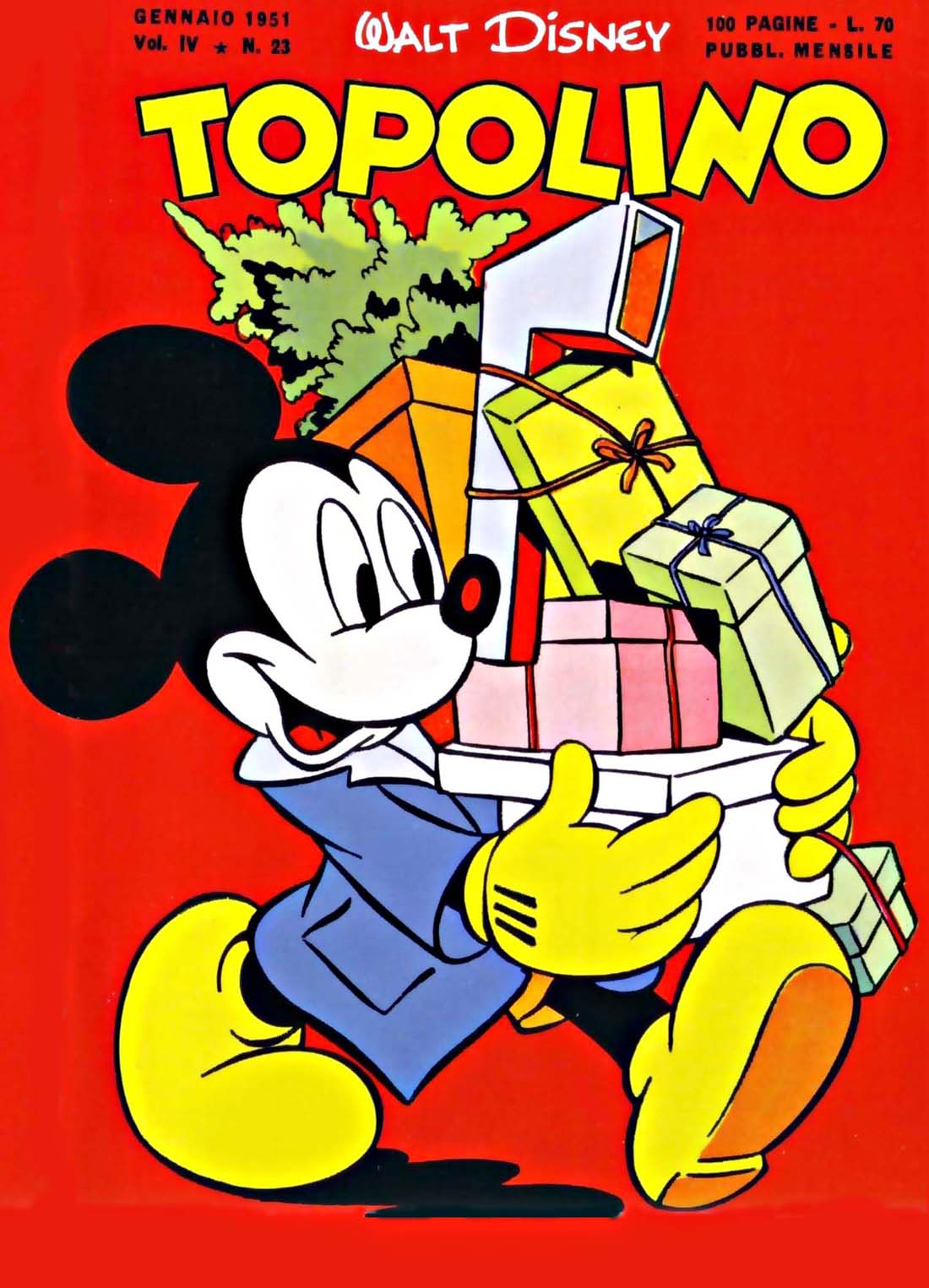Fumetto Topolino -  1951