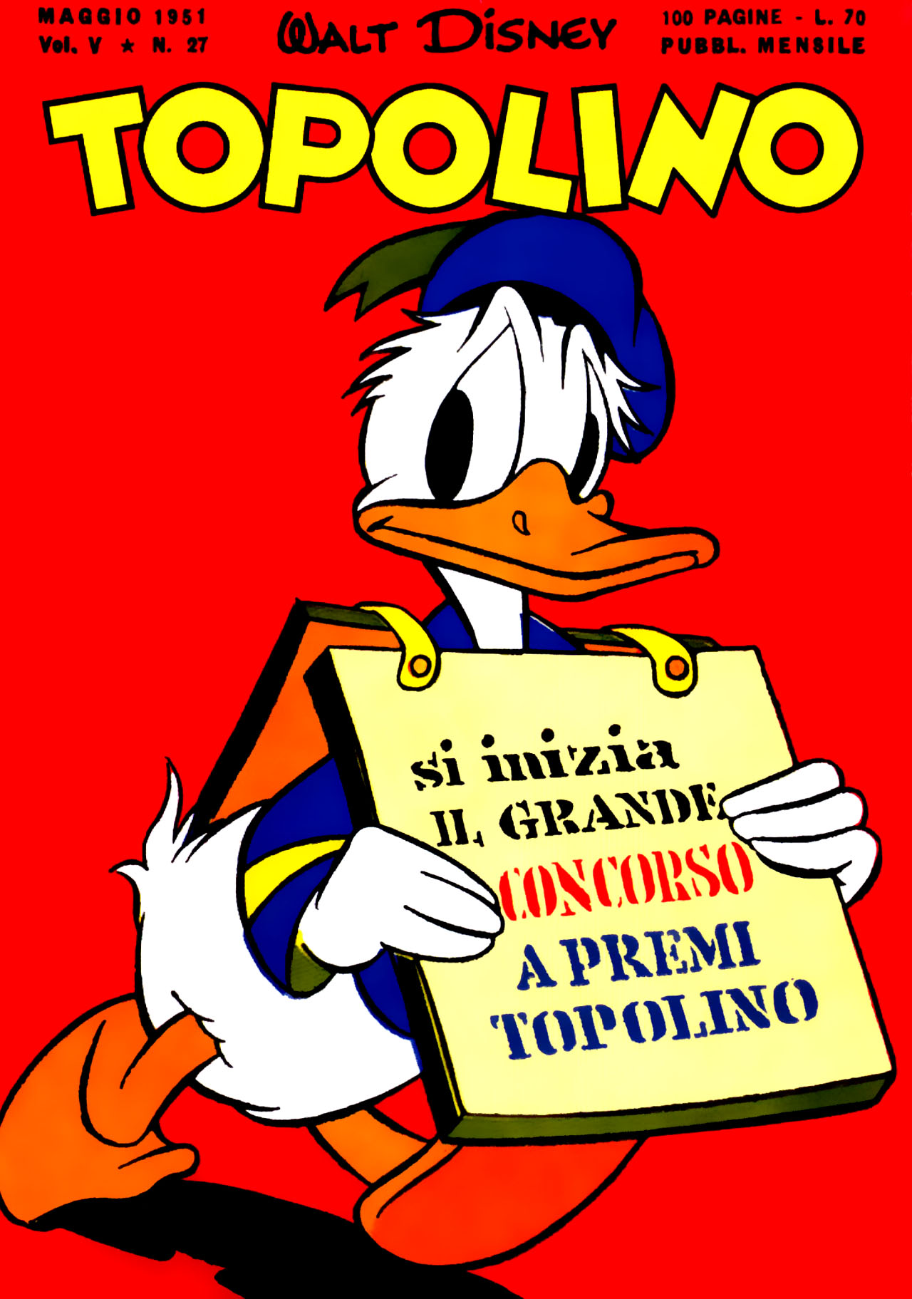 Fumetto Topolino -  1951