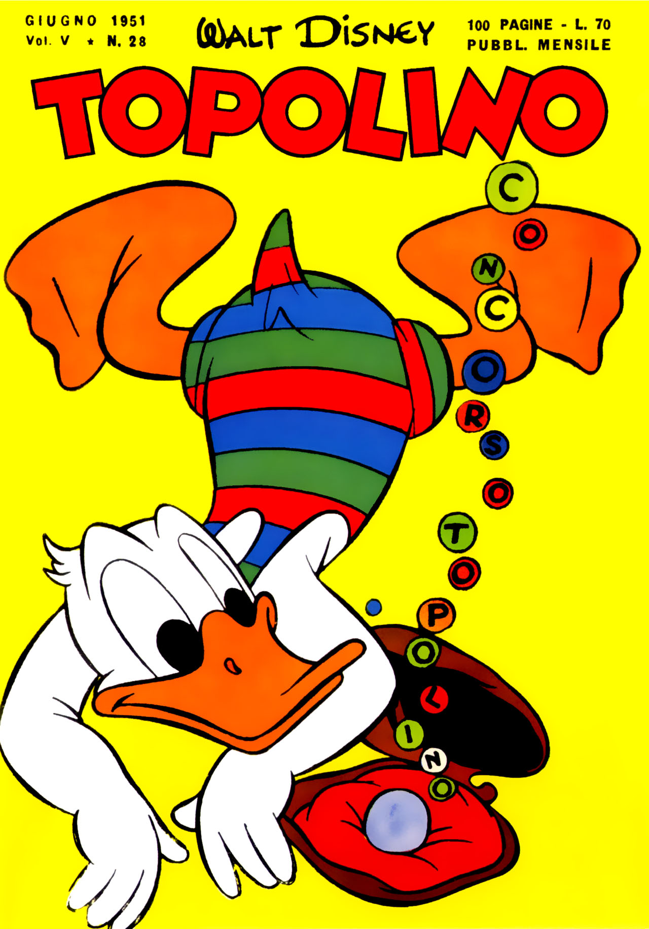 Fumetto Topolino -  1951