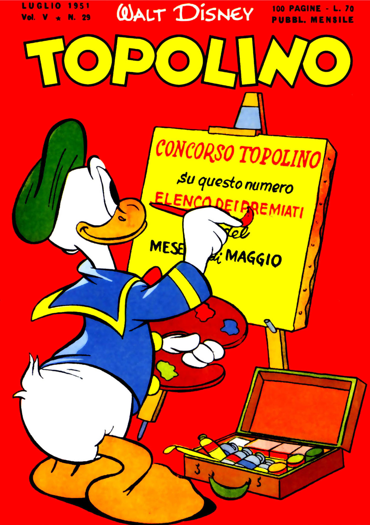 Fumetto Topolino -  1951