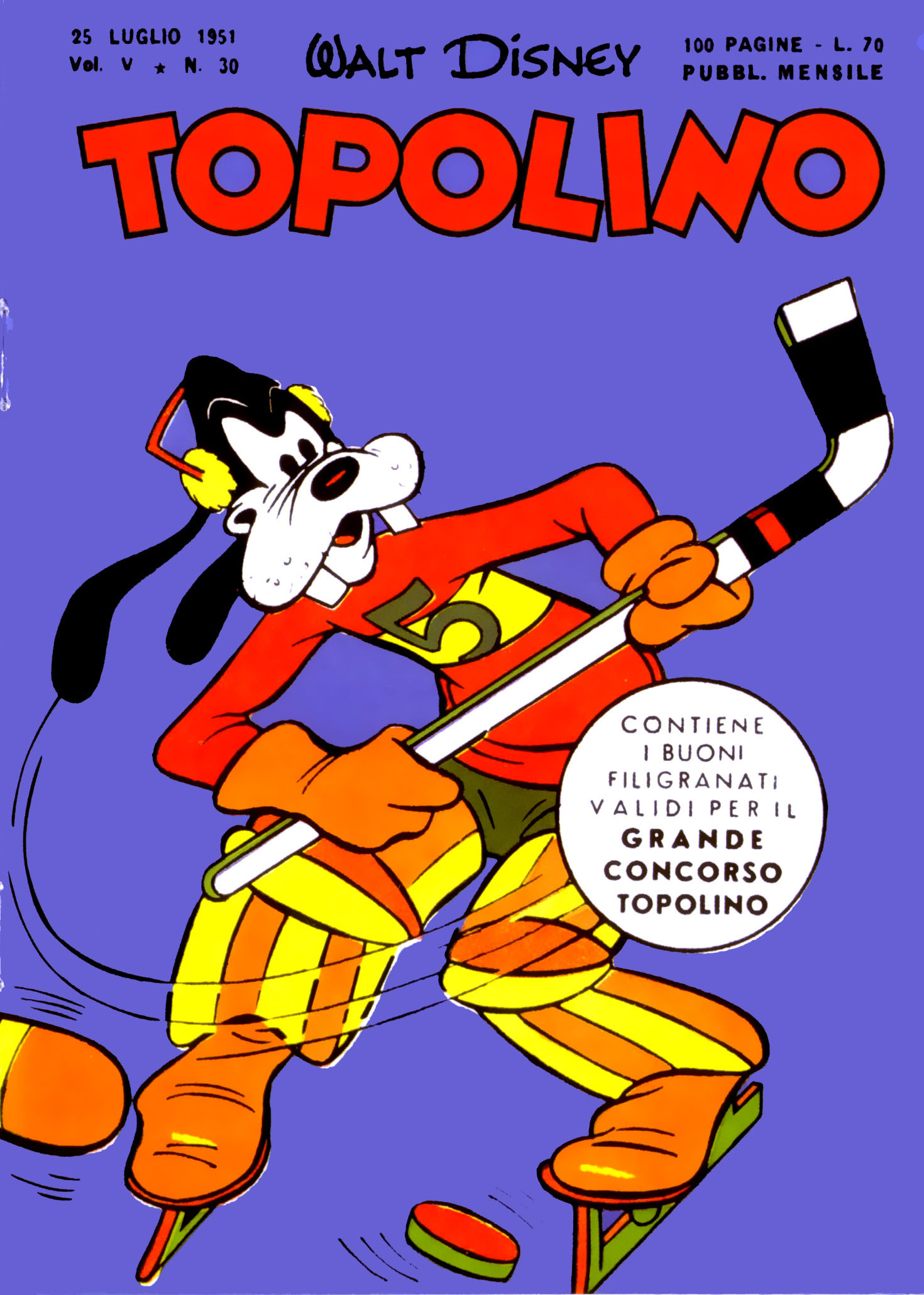 Fumetto Topolino -  1951