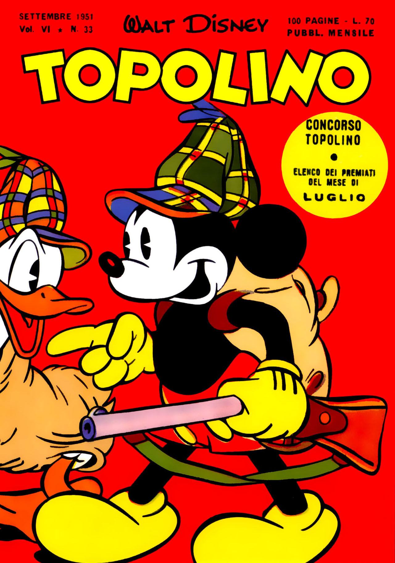 Fumetto Topolino -  1951