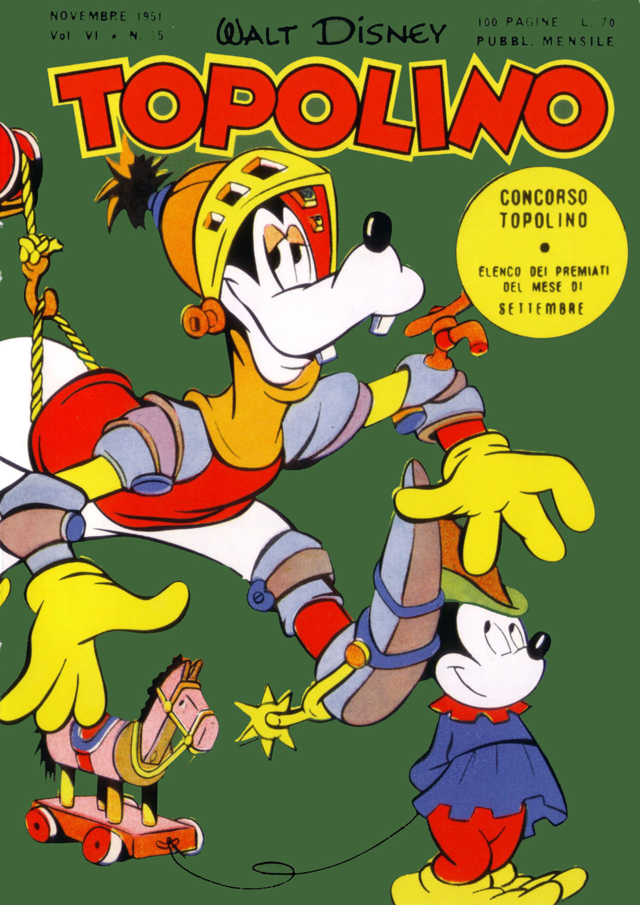 Fumetto Topolino -  1951