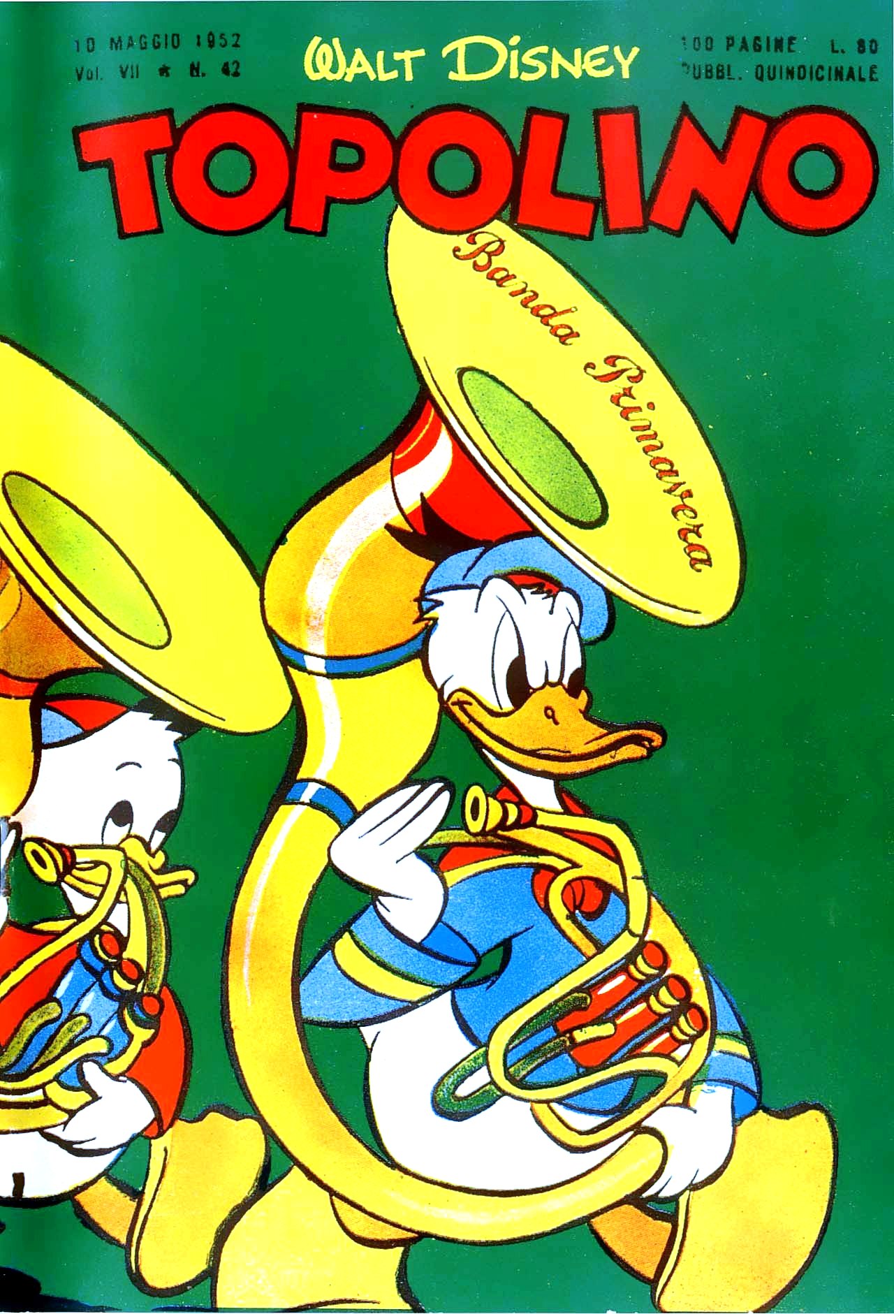 Fumetto Topolino -  1952