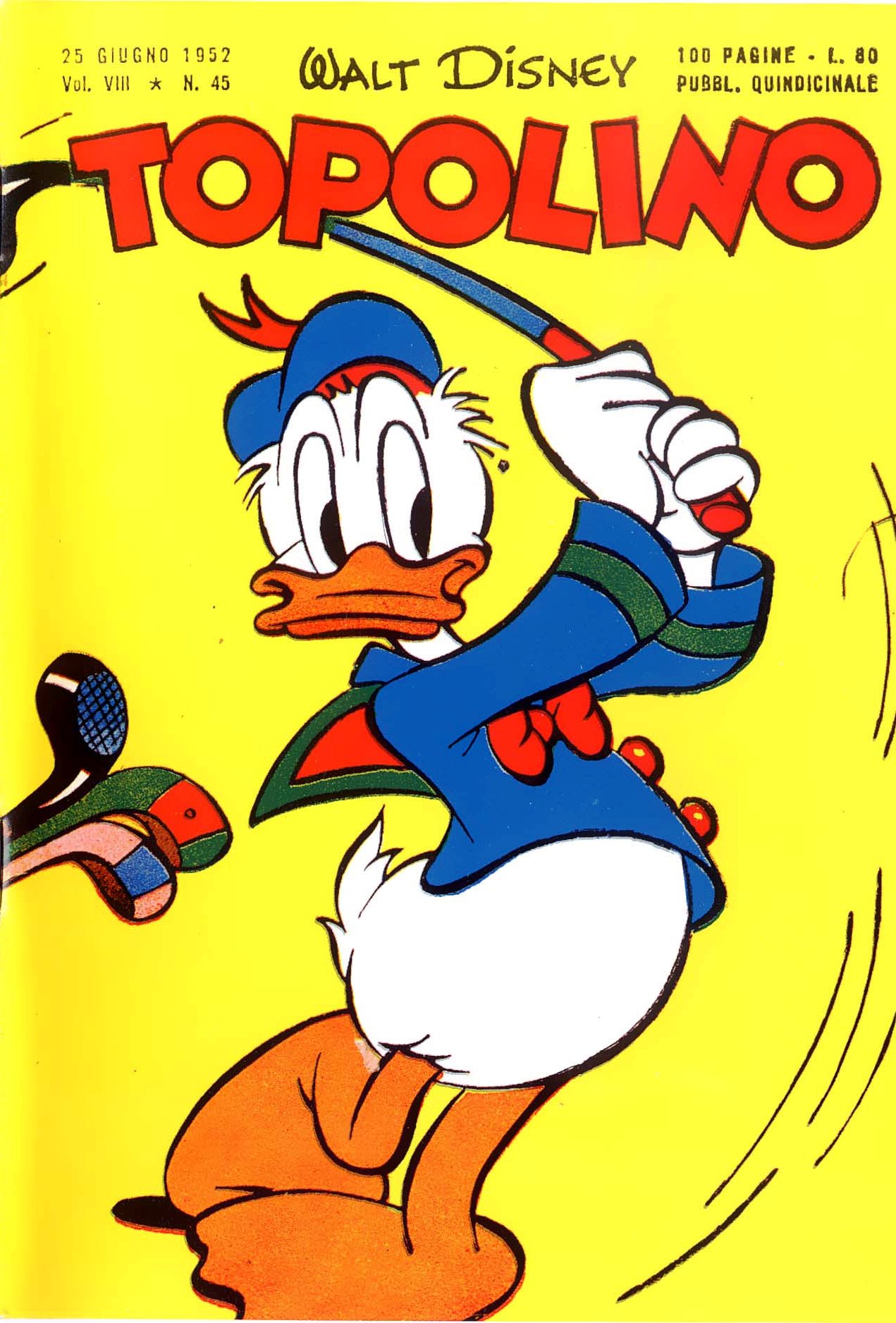 Fumetto Topolino -  1952