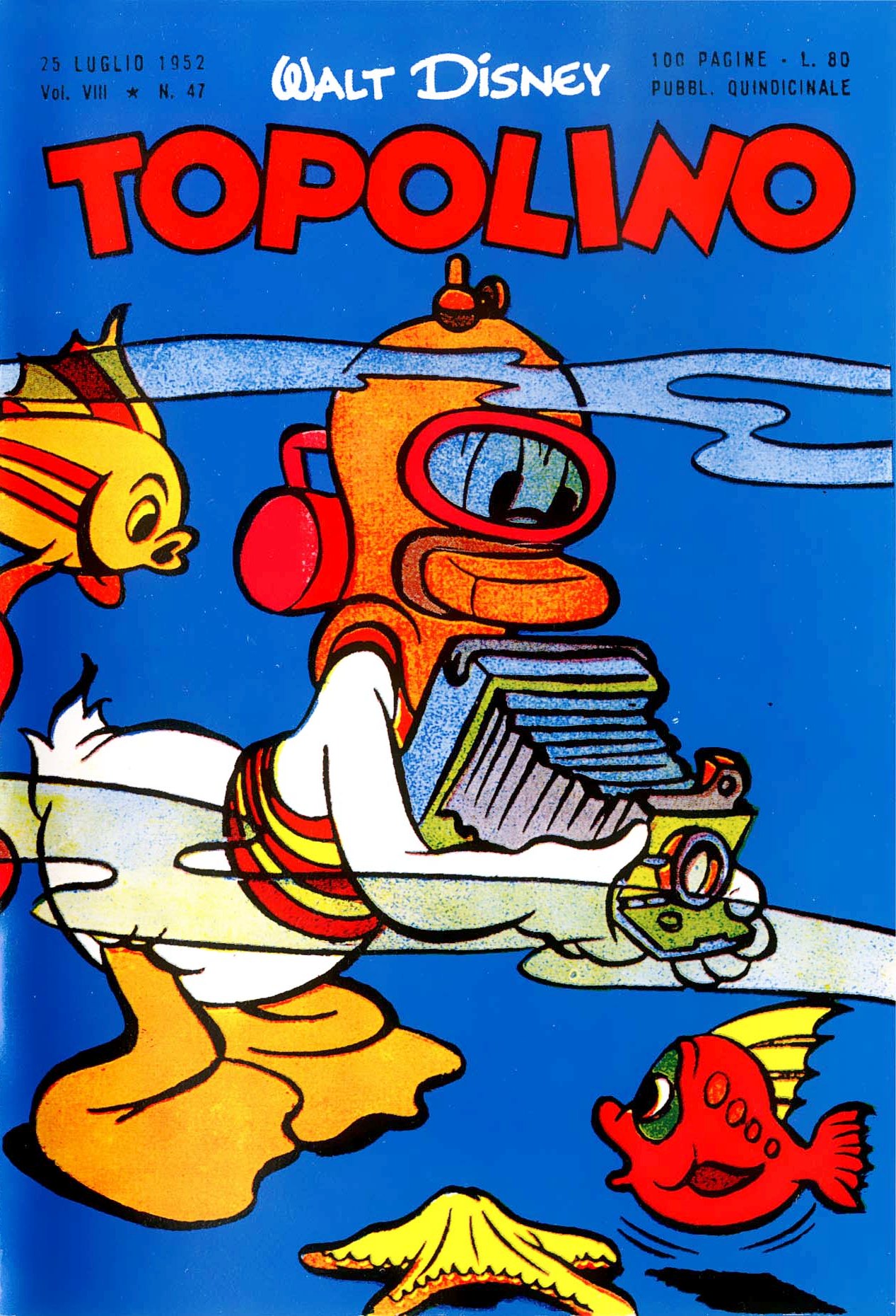 Fumetto Topolino -  1952