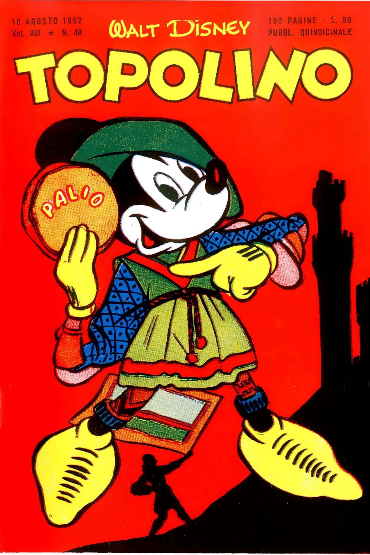 Fumetto Topolino -  1952