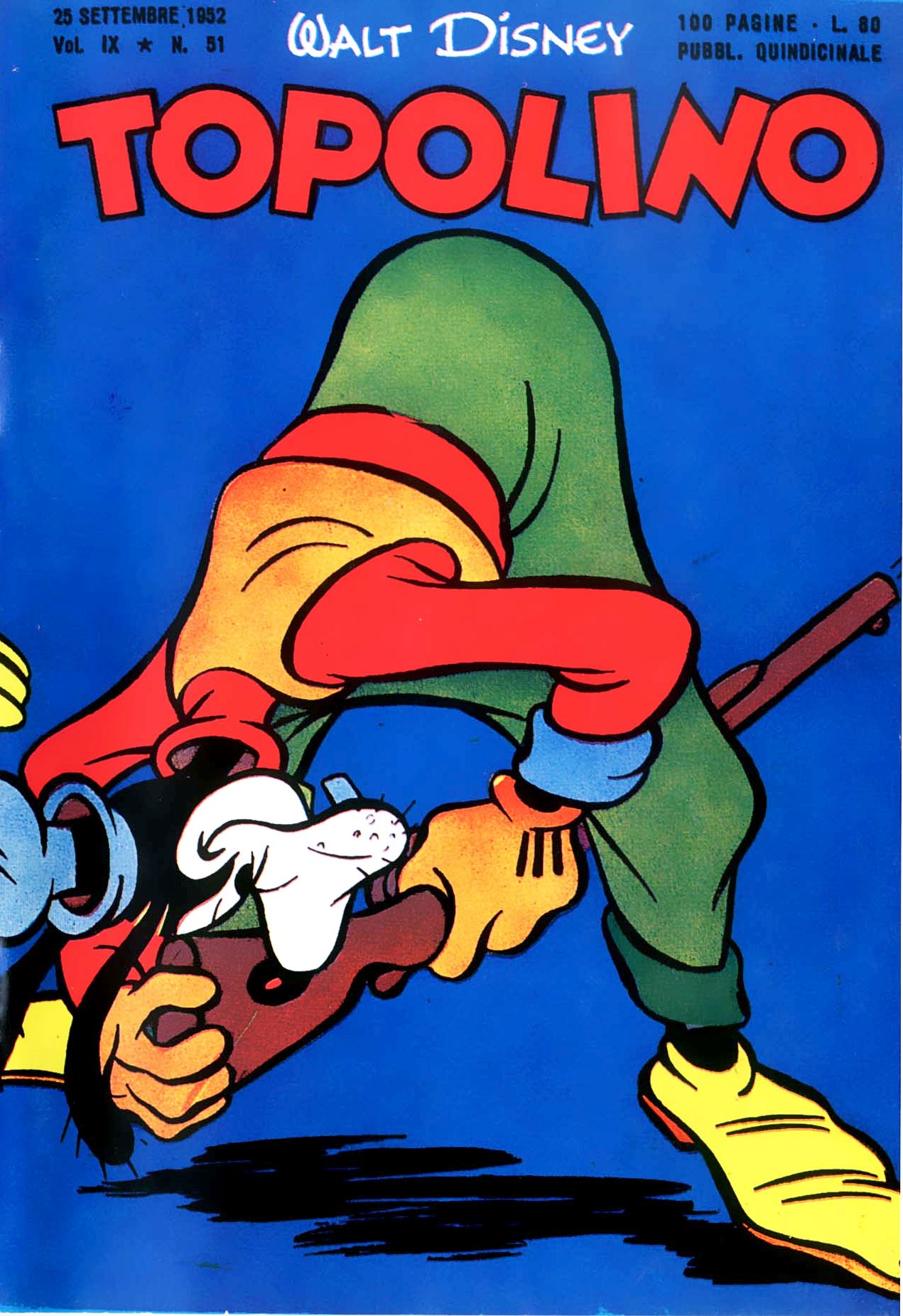 Fumetto Topolino -  1952