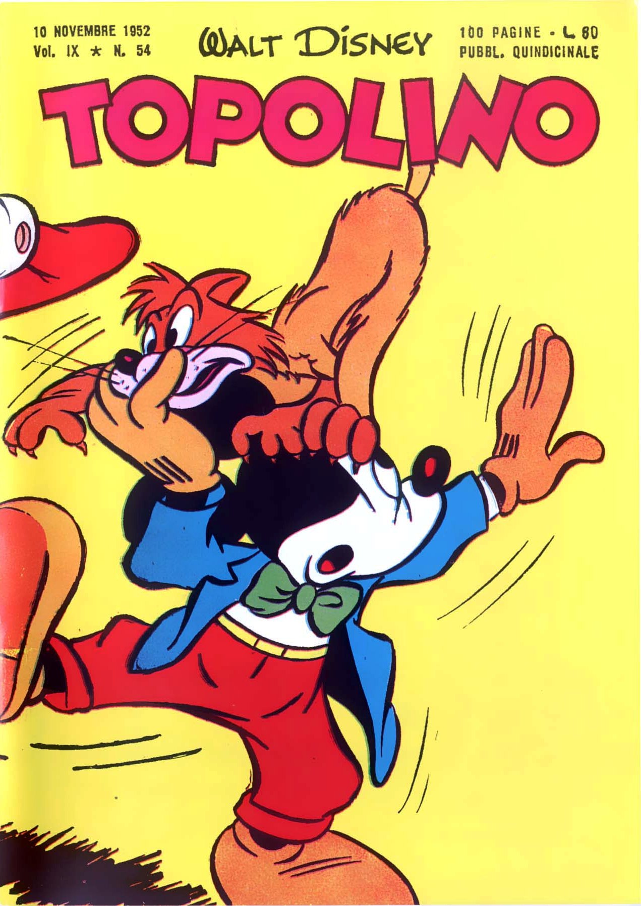 Fumetto Topolino -  1952