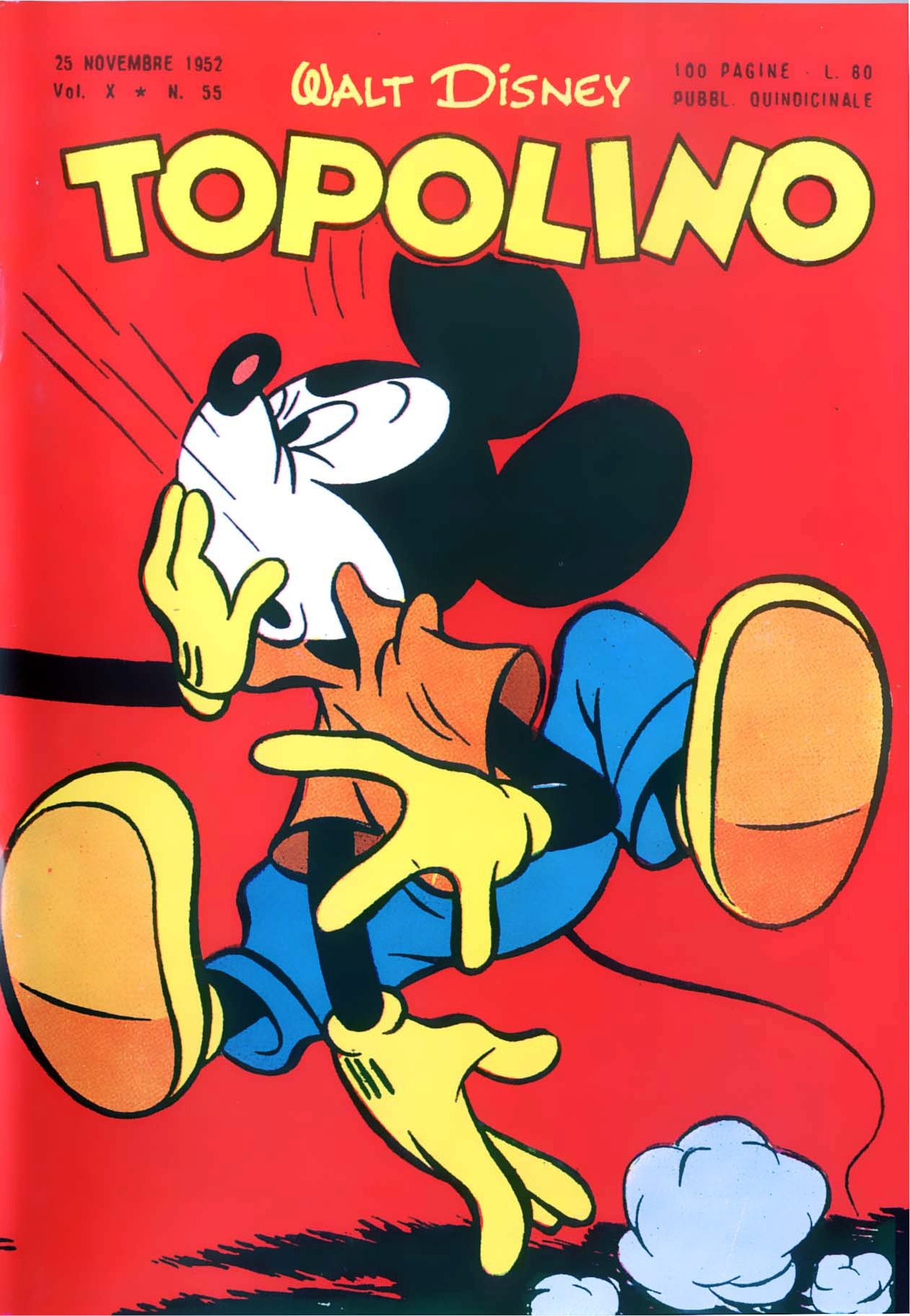 Fumetto Topolino -  1952