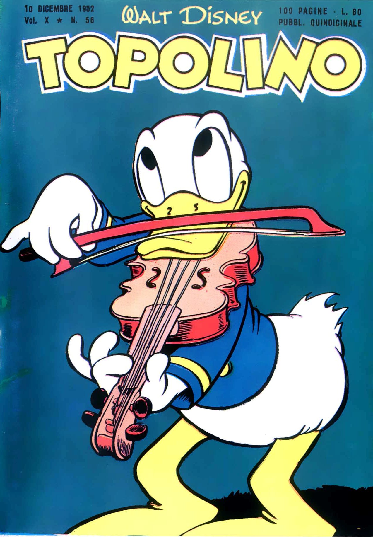 Fumetto Topolino -  1952