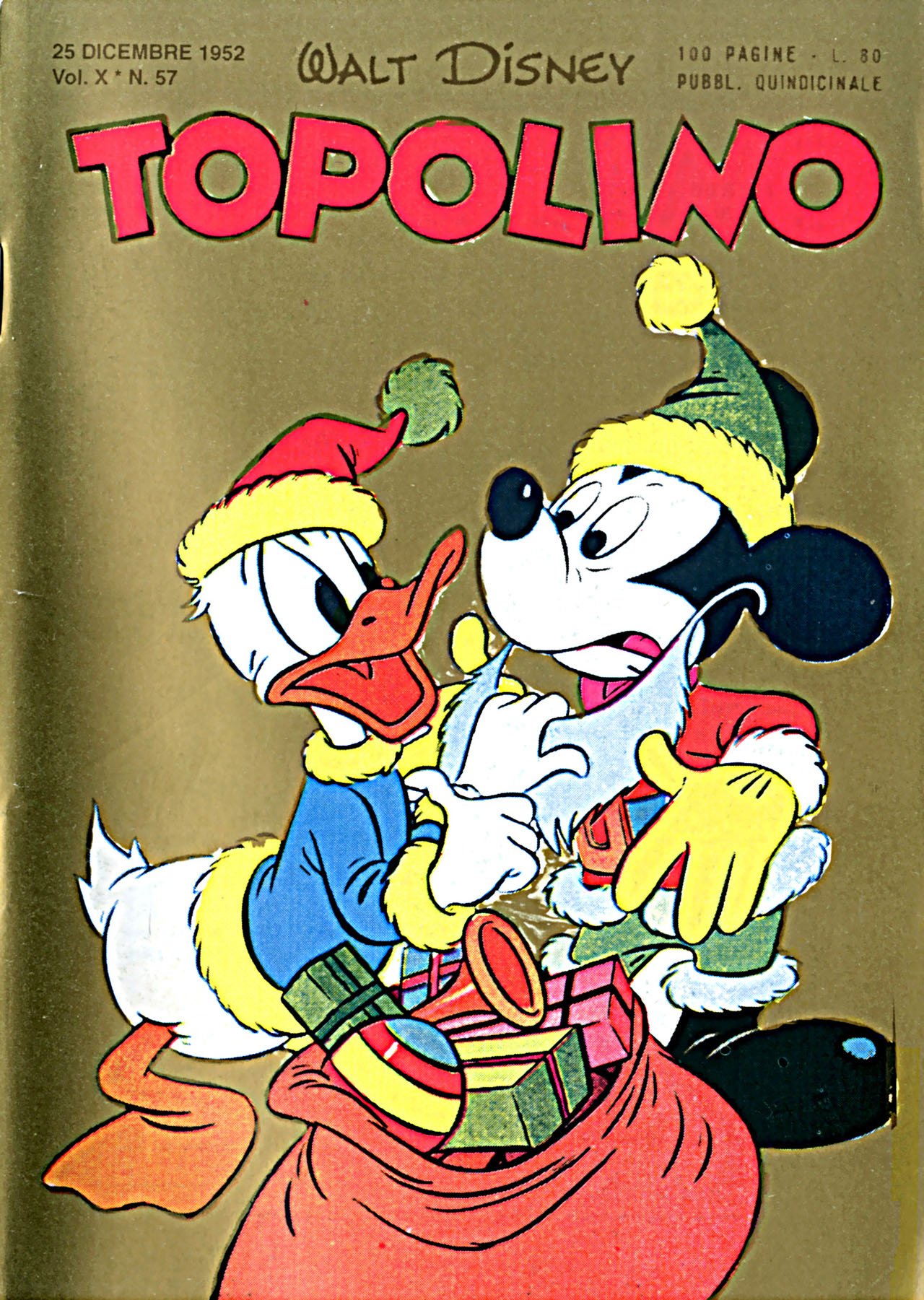 Fumetto Topolino -  1952