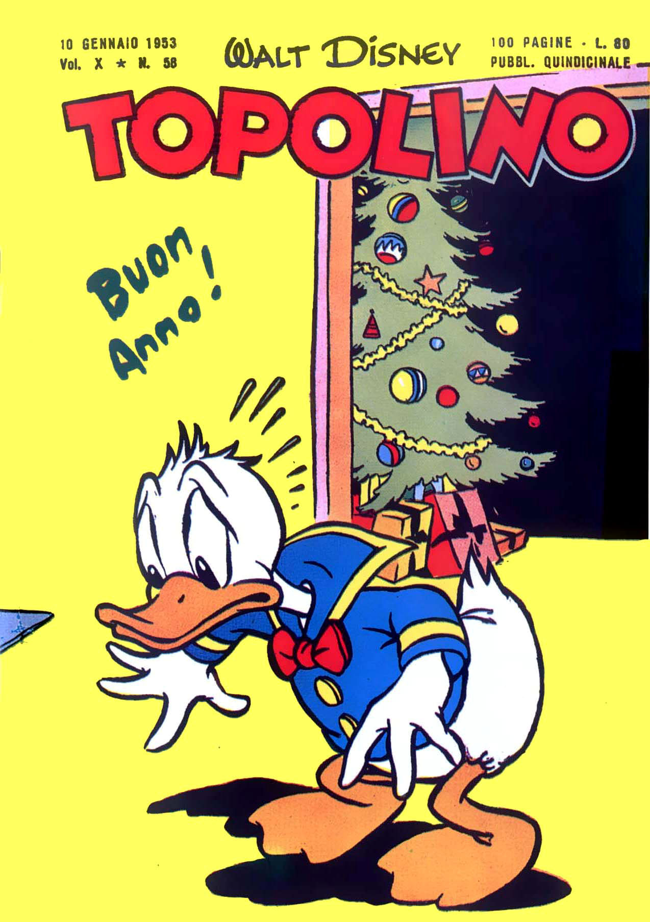 Fumetto Topolino -  1953