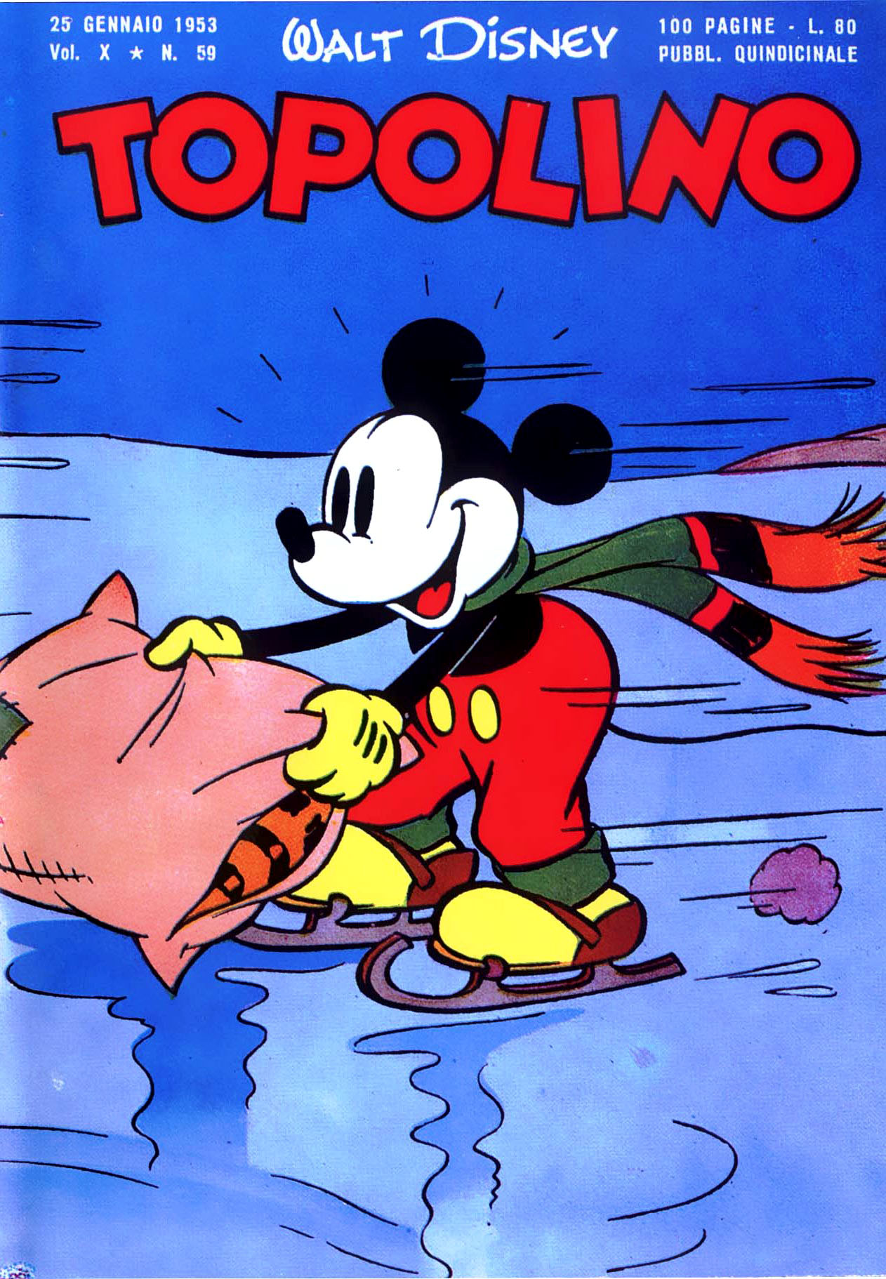 Fumetto Topolino -  1953