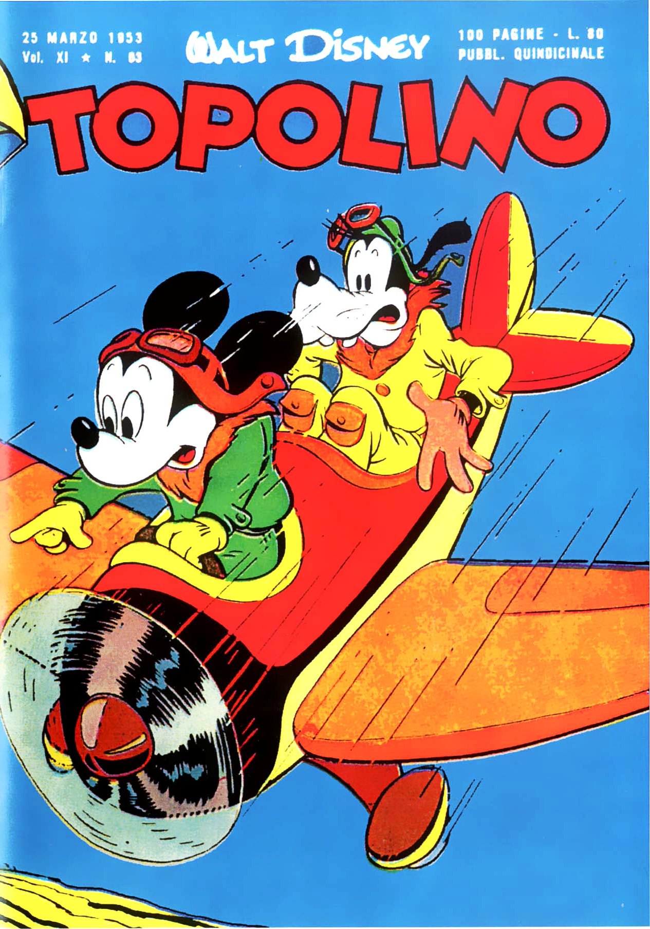 Fumetto Topolino -  1953