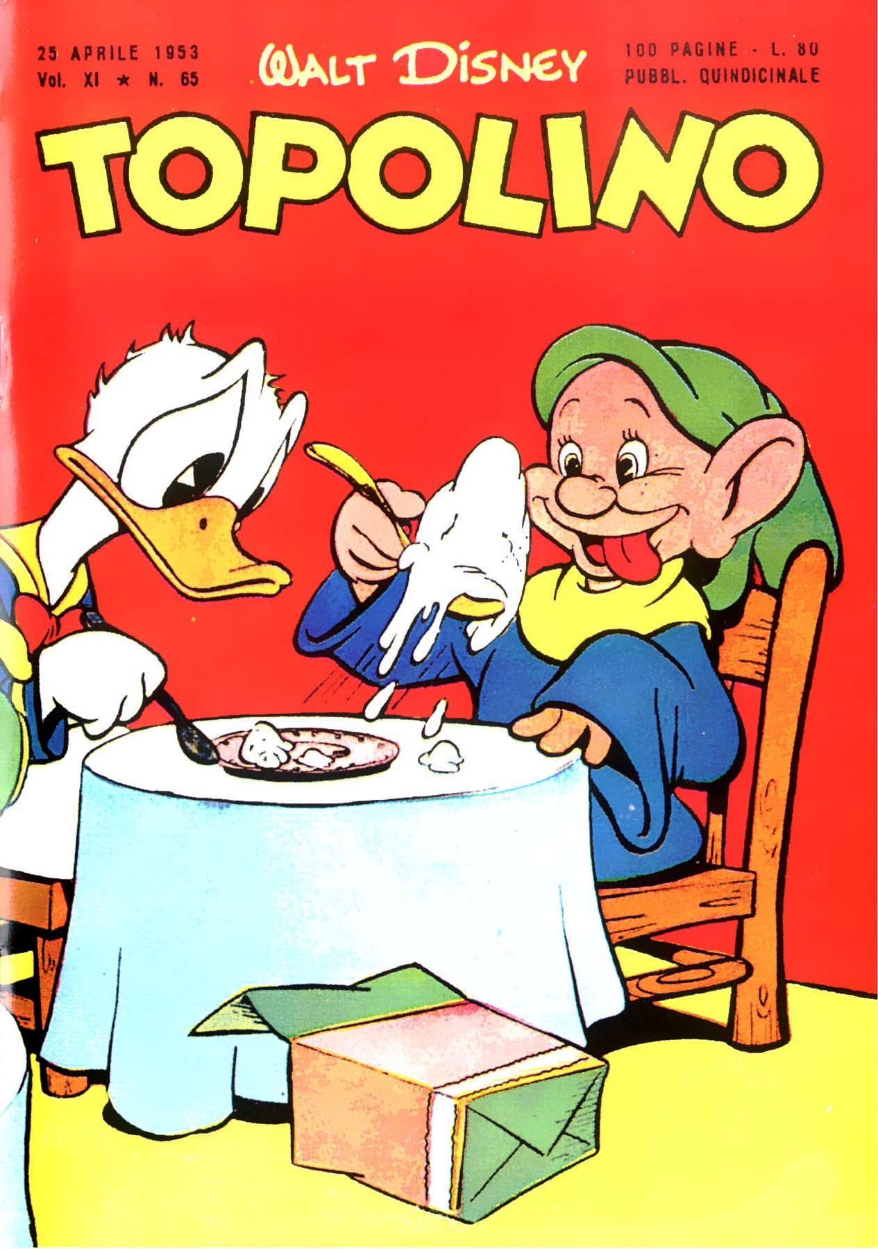 Fumetto Topolino -  1953