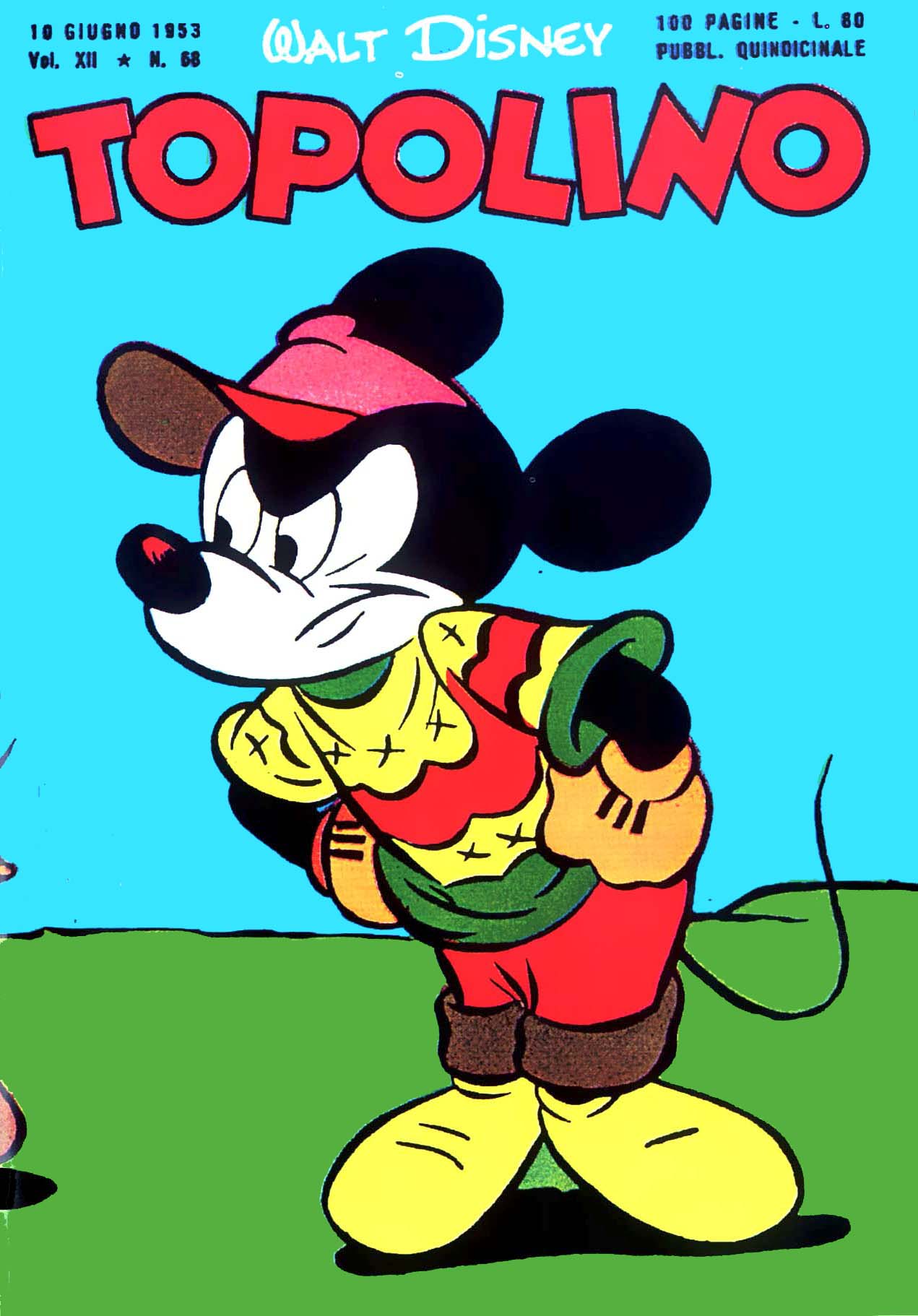 Fumetto Topolino -  1953