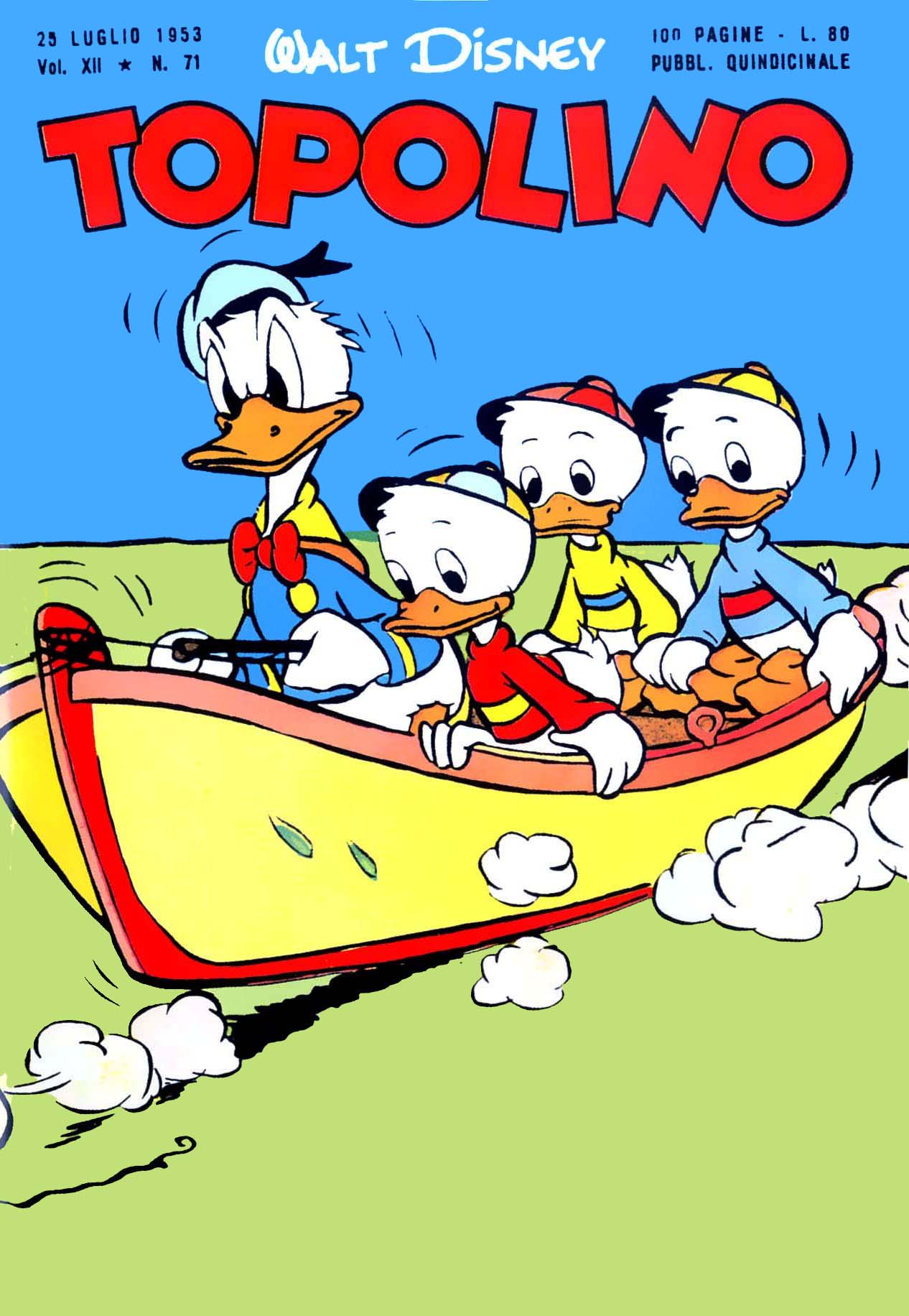 Fumetto Topolino -  1953