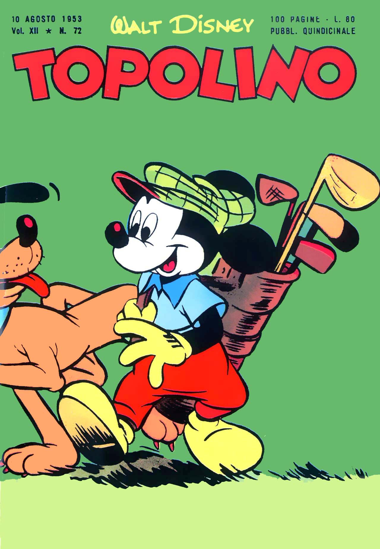 Fumetto Topolino -  1953