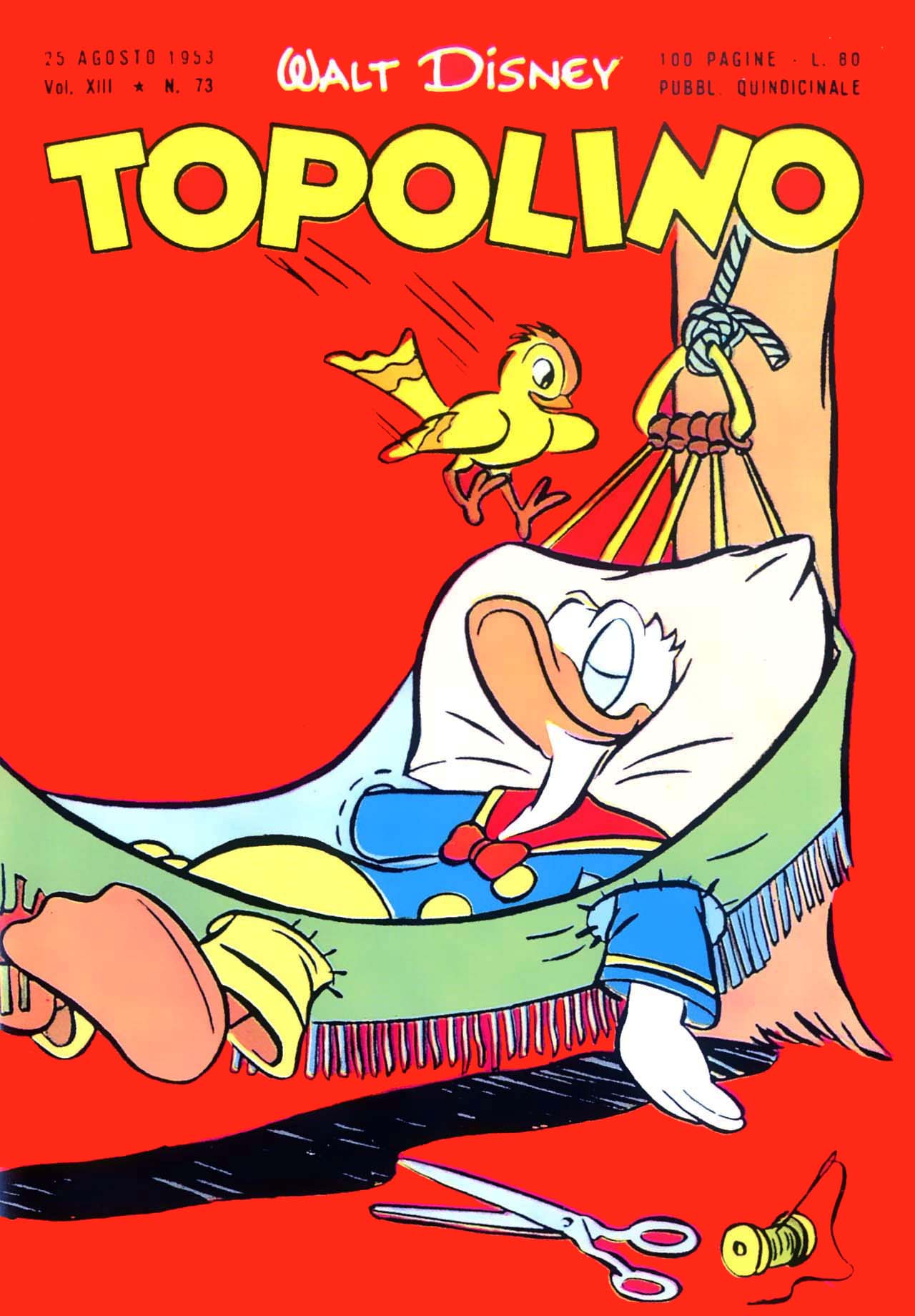 Fumetto Topolino -  1953