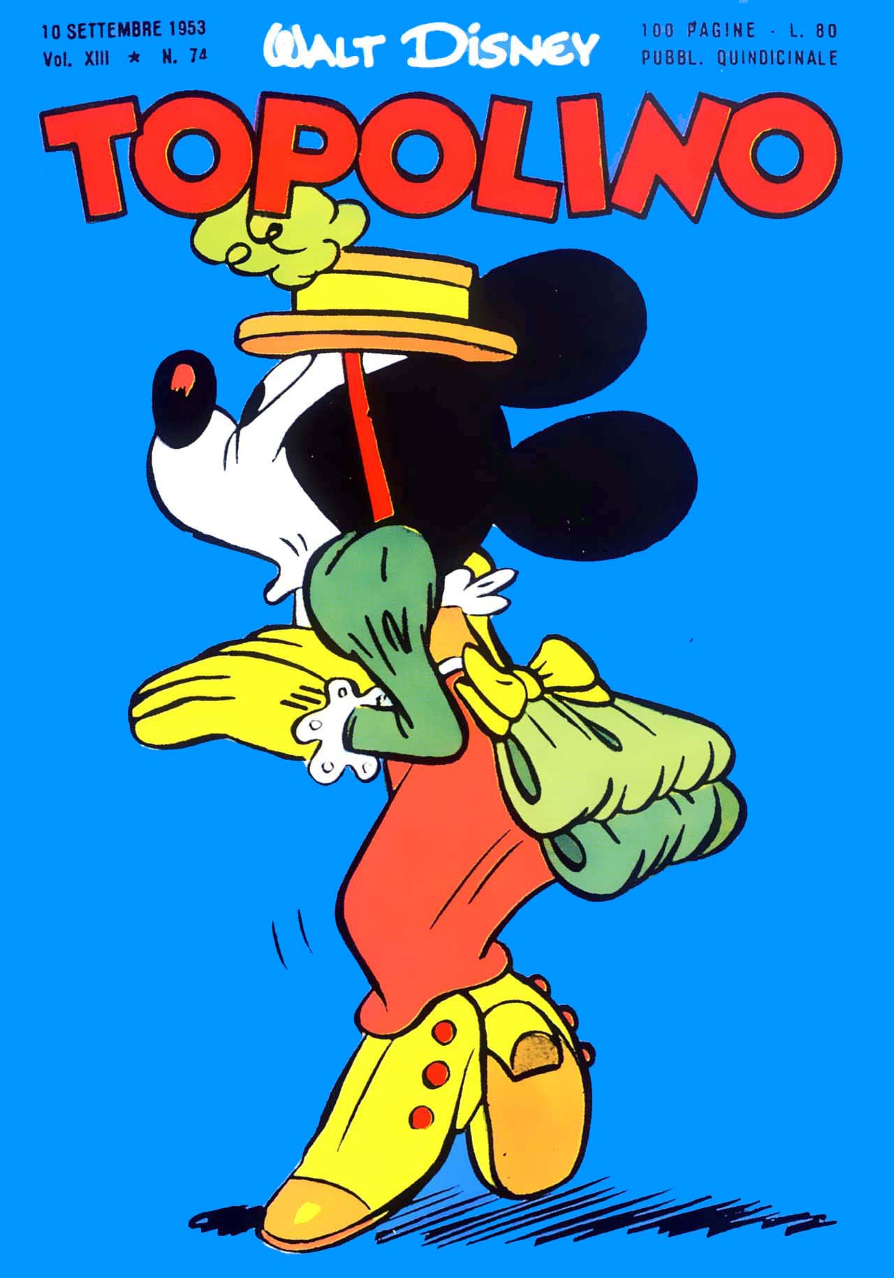 Fumetto Topolino -  1953