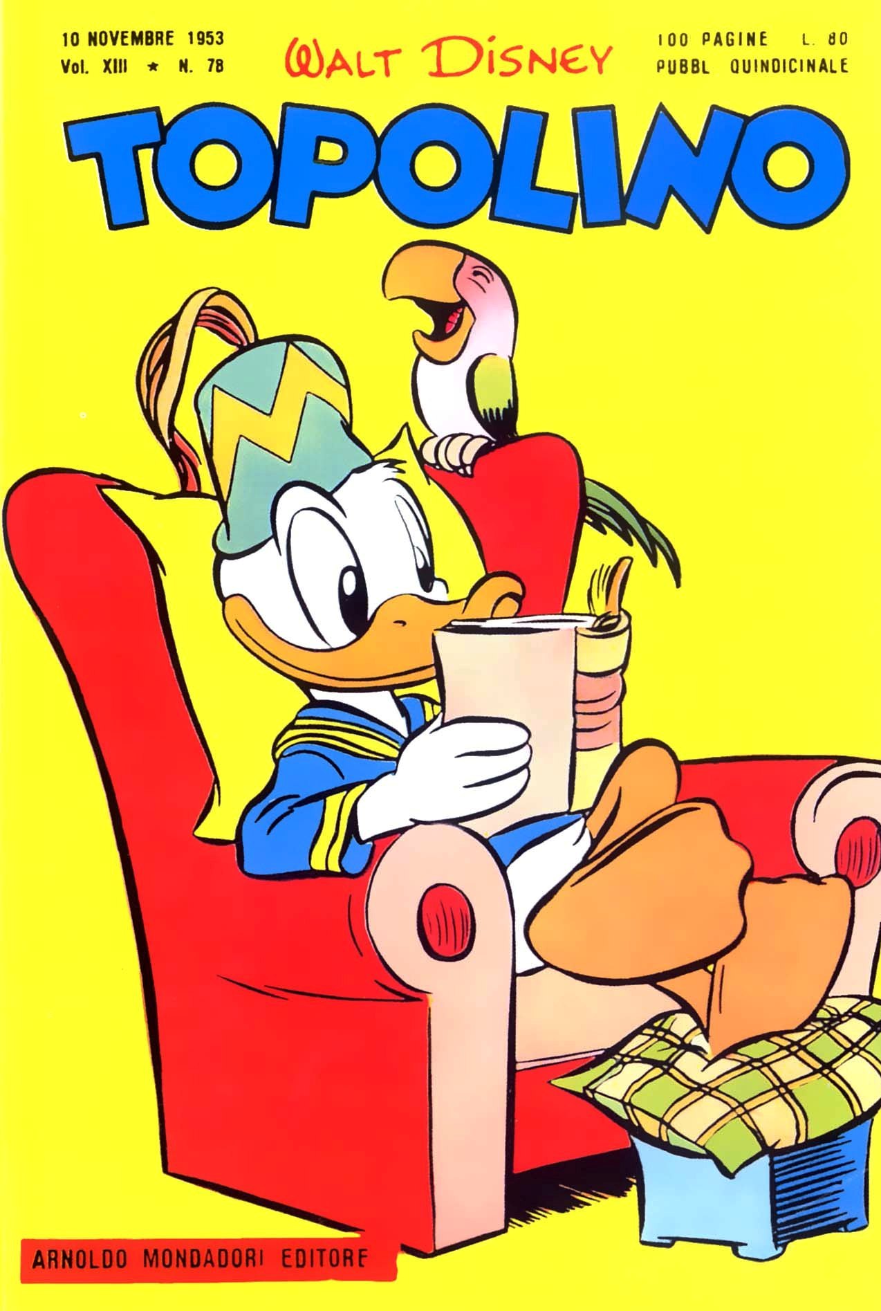 Fumetto Topolino -  1953