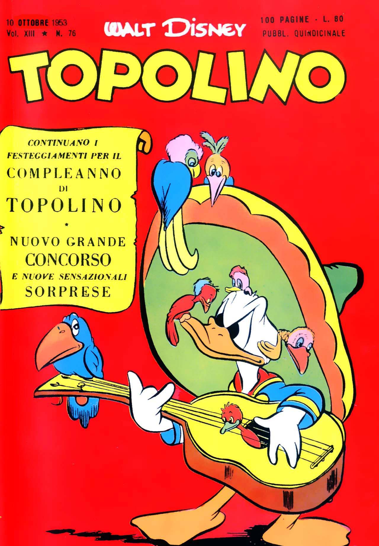 Fumetto Topolino -  1953