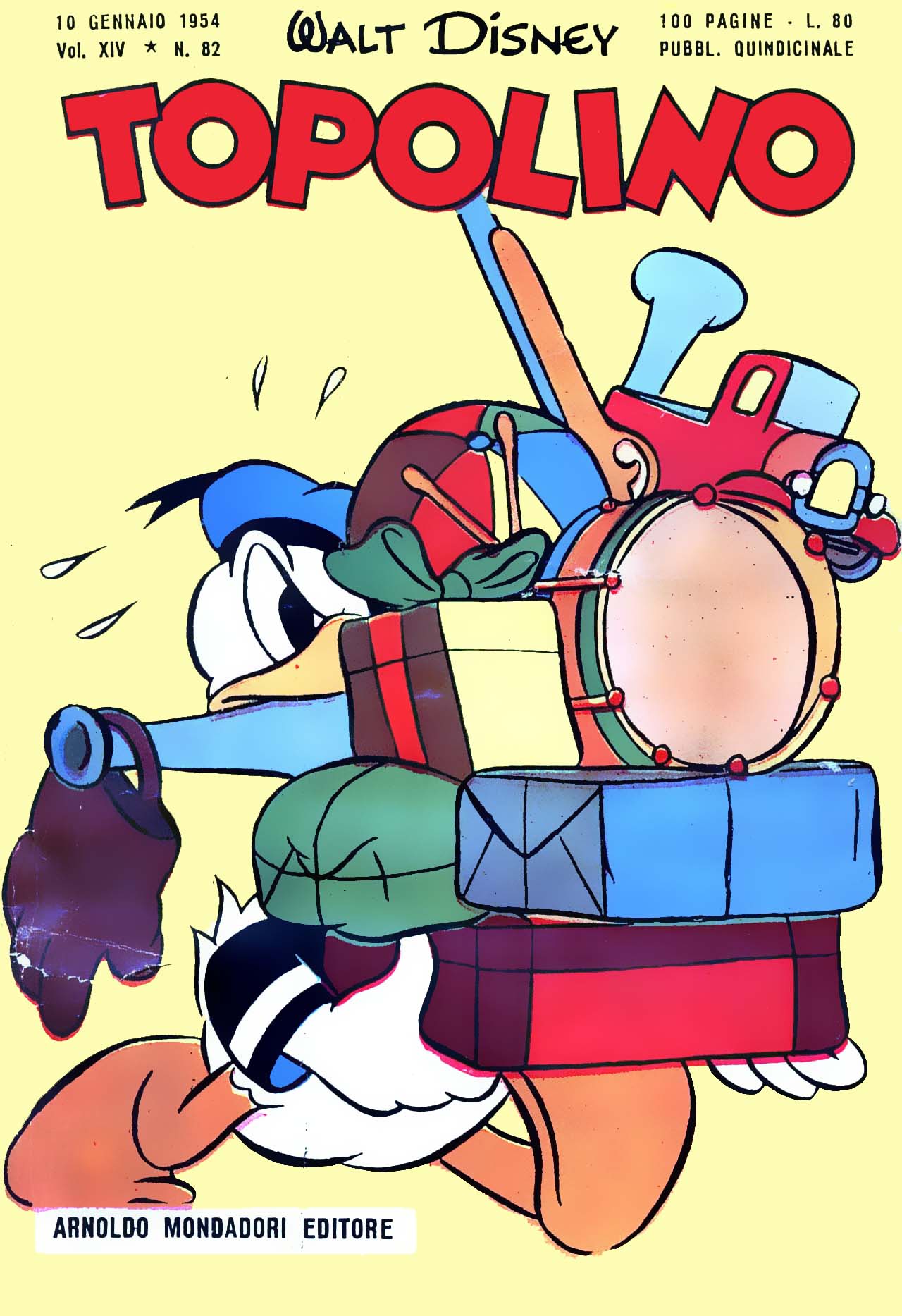 Fumetto Topolino -  1954