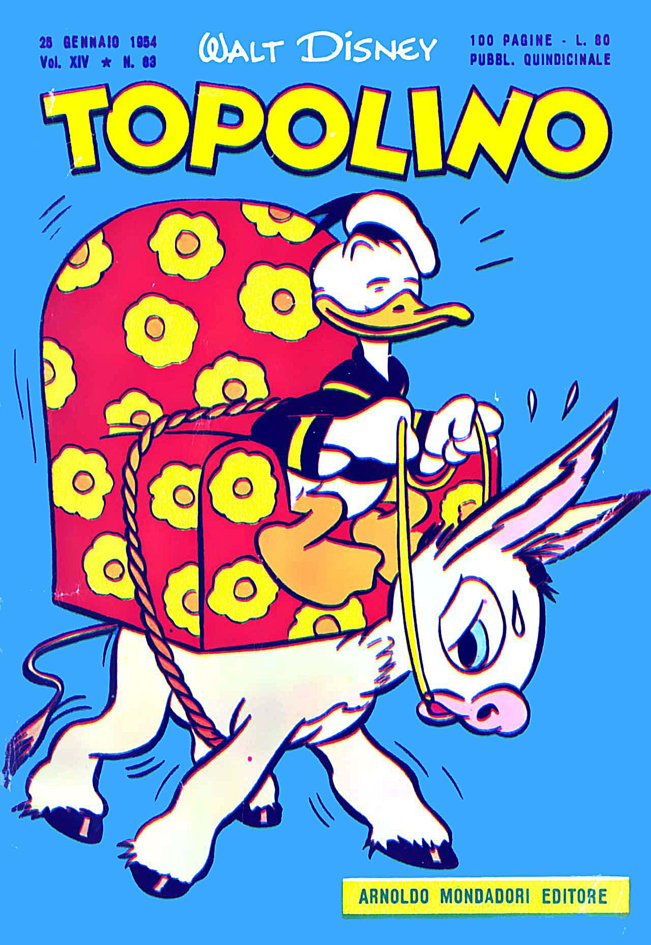 Fumetto Topolino -  1954