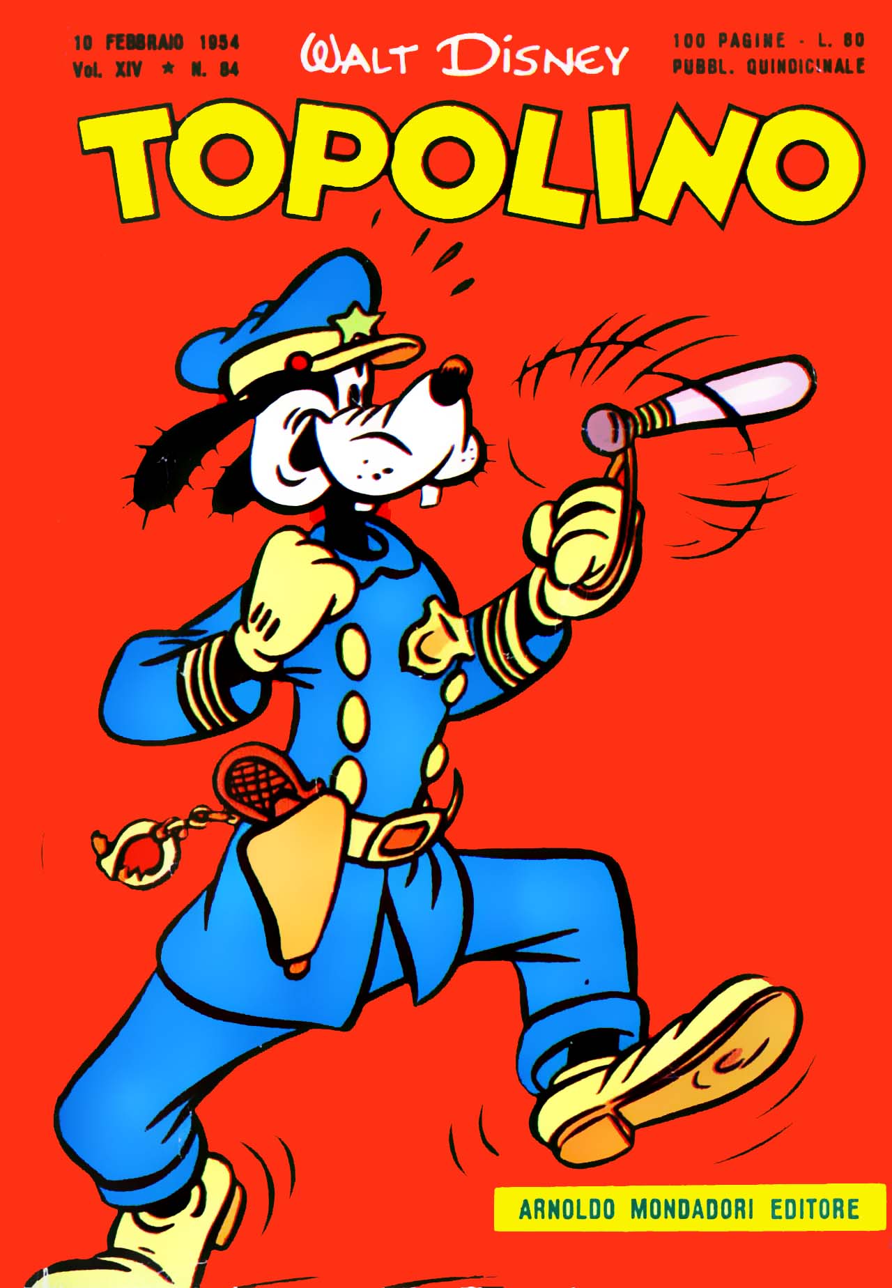 Fumetto Topolino -  1954